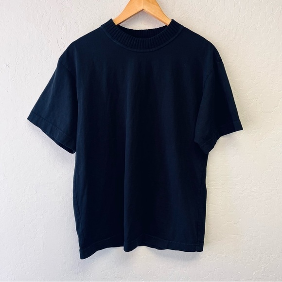 AGOLDE Lenka Black Tee Small - Picture 3 of 5
